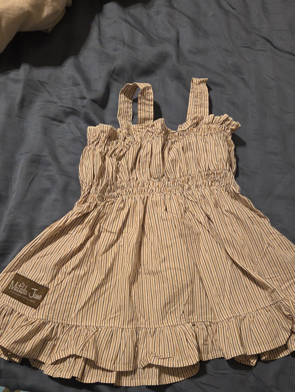 Matilda Jane Tan Striped Top